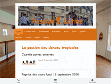 Tablet Screenshot of passionlatine.com